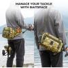 imageKastKing BaitSpace Waist Bag  Waterproof Tackle Storage Bag With Adjustable Belt Fishing Fanny Pack for Men Soft Bait Organizer 3600 Utility Box Rod Holder NylonKhaki Camo