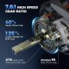 imageKastKing Kestrel Air Micro Finesse Casting Reel Ultralight Baitcasting Fishing Reel Easily Casts Lures Down to 05 Gram Backlash Prevention Brake 761 Gear Ratio 291 Ball BearingsLeft Handed  761