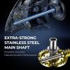 imageKastKing ReKon Saltwater Spinning Fishing Reel  Up to 55LBs Max Drag Big Game Fishing Reel  Innovative NyliTech Body Water Resistant  MaxiDur 511 CorrosionResistance Bearing System8000