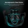 imageKastKing Verus Spinning Fishing Reel Ultra Lightweight 68oz Spinning Reel Aerodynamic Reel Rotor 621 Gear Ratio Up to 22lbs Max Drag EVA3A Cork Handle KnobsBlack