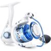 imageKastKing Centron ampamp Centron Lite Spinning Reels Size 500 is Perfect for Ice Fishing Up to 175 Max Drag 521 Gear Ratio Ultra Smooth Powerful CNC Aluminum Spool 91 BB Light WeightCentron Lite  Collapsible Handle