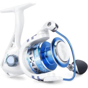 imageKastKing Centron ampamp Centron Lite Spinning Reels Size 500 is Perfect for Ice Fishing Up to 175 Max Drag 521 Gear Ratio Ultra Smooth Powerful CNC Aluminum Spool 91 BB Light WeightCentron Lite  Collapsible Handle