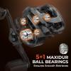 imageKastKing Brent Chapman Baitcasting Reel and Rod Combo Tailored Tackle Kits Prespooled Design IM6 Graphite 2Pc Blanks 5  1 Ball Bearings Aluminum Oxide Ringed Stainless Steel Guides EVA HandlesCast7 M H  Right Handed Bass Casting Kit