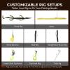 imageKastKing Brent Chapman Baitcasting Reel and Rod Combo Tailored Tackle Kits Prespooled Design IM6 Graphite 2Pc Blanks 5  1 Ball Bearings Aluminum Oxide Ringed Stainless Steel Guides EVA HandlesSpin610 L 1000 Reel Crappie Kit