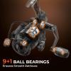 imageKastKing Brent Chapman Baitcasting Reel and Rod Combo Tailored Tackle Kits Prespooled Design IM6 Graphite 2Pc Blanks 5  1 Ball Bearings Aluminum Oxide Ringed Stainless Steel Guides EVA HandlesSpin610 L 1000 Reel Crappie Kit