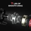 imageKastKing Brutus Spinning ampamp SpinCast Combo Fishing Rod and Reel Combo Custom Tackle Kit PreSpooled Line Brute Tuff Blank Stainless Steel Guide EVA Handles Custom Graphite Reel SeatSpin Cast 66 M 30 Reel Tackle Kit