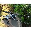 imageKastKing Crixus Fishing Rod and Reel Combo High Performance Spinning ampamp Baitcaster Combo IM6 Graphite 2Pc Blanks Zirconium Oxide Rings SuperPolymer Handle Lightweight Reel with Aluminum SpoolB Cast70 Med Heavy Right Handed2pcs