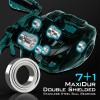 imageKastKing Crixus Fishing Rod and Reel Combo High Performance Spinning ampamp Baitcaster Combo IM6 Graphite 2Pc Blanks Zirconium Oxide Rings SuperPolymer Handle Lightweight Reel with Aluminum SpoolB Cast70 Med Heavy Right Handed2pcs
