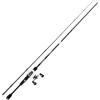 imageKastKing Crixus Fishing Rod and Reel Combo High Performance Spinning ampamp Baitcaster Combo IM6 Graphite 2Pc Blanks Zirconium Oxide Rings SuperPolymer Handle Lightweight Reel with Aluminum SpoolB Cast70 Med Heavy Right Handed2pcs