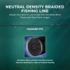 imageKastKing Hammer FFS Neutral Density UHMWPE Braided Fishing Line Unique 9Carrier MicroFilament Round Braid Colorfast Super Smooth Ultra Small Finesse DiametersStealth Black