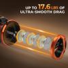 imageKastKing Lethal Blaze Twintip Fishing Rod and Reel Combo Spinning ampamp Baitcaster Combo Flame Pattern Design IM6 Graphite 2Pc Rod with Backup Tip Section StainlessSteel Guides EVA HandleSpin62 Ml2000 Reel 2pcs Extra Tip