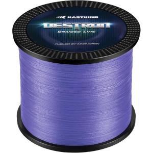 imageKastKing Destron Braided Fishing Line Highly Abrasion Resistant Improved Knot Strength UltraThin Diameter Superline Zero Stretch ampamp Memory CFT Color Fast Technology 75 Thinner Than Mono