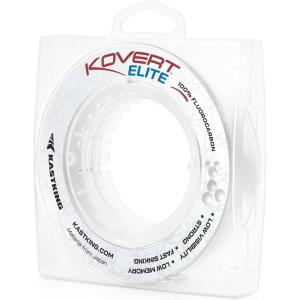 imageKastKing Kovert Elite 100 Fluorocarbon Fishing Line Shock Resistant High Clarity Low Visibility Highly Abrasion Resistant Fast Sinking Low Stretch Low Light RefractionClear