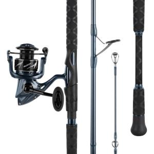 imageKastKing ReKon Saltwater Fishing Rod and Reel Combo Fishing Poles ampamp Reels Combo Graphite Blank Zirconia Rings NyliTech Frame ampamp Rotor EVA Handle Uplock Reel SeatSpin80 Medium Heavy5000 Reel2pcs