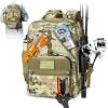 imageKastKing KarryAll KastMate Fishing Tackle BackpackWaterResistant Tackle Bag With 2 Rod HoldersFishing Gear and Equipment With Large Gear StorageBlack CamoD Khaki Camo
