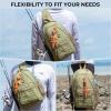 imageKastKing Karryall Sling Tackle BagFishing Sling PackFishing Backpack With Rod HolderMOLLE SystemSoft Bait ampamp Gear StorageC Khaki
