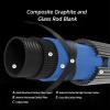 image:imageKastKing Compass Telescopic Fishing Rods and Combo Sensitive Graphite Composite Blank Easy to Travel Packs to Just 17 in Length Stainless Guides and Ceramic Rings Combos w 41BB Spinning ReelA Rod Spin  66  Medium