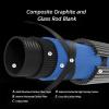 image:imageKastKing Compass Telescopic Fishing Rods and Combo Sensitive Graphite Composite Blank Easy to Travel Packs to Just 17 in Length Stainless Guides and Ceramic Rings Combos w 41BB Spinning ReelC Combo Spin  66  Medium  2000 Reel