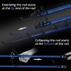 image:imageKastKing Compass Telescopic Fishing Rods and Combo Sensitive Graphite Composite Blank Easy to Travel Packs to Just 17 in Length Stainless Guides and Ceramic Rings Combos w 41BB Spinning ReelA Rod Spin  66  Medium