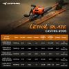 image:imageKastKing Lethal Blaze TwinTip Fishing Rods IM6 Graphite Blanks Casting amp Spinning Rods 2Piece Rod with Extra Tip PTS Power Transition System Ideal for Bass Freshwater amp Inshore FishingCast 68 M 2pcs  Extra Tip