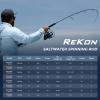 image:imageKastKing ReKon Saltwater Spinning Rod KastFlex IM6 Carbon Graphite Blank Zirconium Ceramic Guides Graphite Locking Reel Seat Oversized Drop Shot Hook Keeper 2Piece PTS Saltwater FishingSpin 110 Mh  Fast 2pcs