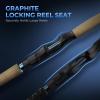 image:imageKastKing ReKon Saltwater Spinning Rod KastFlex IM6 Carbon Graphite Blank Zirconium Ceramic Guides Graphite Locking Reel Seat Oversized Drop Shot Hook Keeper 2Piece PTS Saltwater FishingSpin 76mh  Fast 2pcs