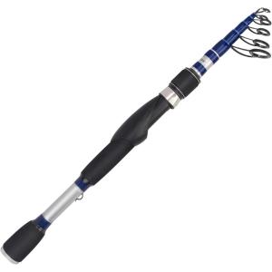 image:imageKastKing Compass Telescopic Fishing Rods and Combo Sensitive Graphite Composite Blank Easy to Travel Packs to Just 17 in Length Stainless Guides and Ceramic Rings Combos w 41BB Spinning ReelA Rod Spin  66  Medium