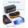 image:imageKastKing Etowah Polarized Sports Fishing Sunglasses With PuriVex Protective Lens Coating Rimless Wrap Design Men WomenC Gloss Navy Blue Demi Frame  Smoke Ice Blue Mirror