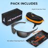 image:imageKastKing Gauley Polarized Sunglasses With PuriVex Protective Lens CoatingUV 400 and Wrap Design Sport Fishing SunglassesB Smoke Crystal Frame  Smoke