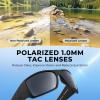 image:imageKastKing Iditarod Polarized Sport SunglassesPuriVex Protective Lens Coating Fishing Sunglasses For Driving Cycling RunningI Gloss Tal Light Blue Frame  Ice Blue Revo Lens