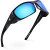 H: Gloss Tal Light Gray-silver Frame  Blue Ocean Mirror