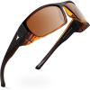 L: Yellow Demi Frame  Brown