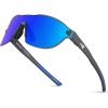 E: Matte Black Frame  Cobalt Mirror