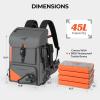 image:imageKastKing All Weather Fishing Tackle Backpack with Removable Rod HoldersWaterproof ArmorShield Fabric Fishing Bag Storage Fishing GearA GreyWith 4 Waterproof Tackle Boxes