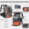 image:imageKastKing All Weather Fishing Tackle Backpack with Removable Rod HoldersWaterproof ArmorShield Fabric Fishing Bag Storage Fishing GearB GreyWithout Waterproof Tackle Box