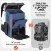 image:imageKastKing All Weather Fishing Tackle Backpack with Removable Rod HoldersWaterproof ArmorShield Fabric Fishing Bag Storage Fishing GearB GreyWithout Waterproof Tackle Box