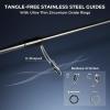 image:imageKastKing Megatron Titanium Telescopic Casting amp Spinning Fishing Rods IM7 Graphite Travel Rod with Titanium Solid Tip Power Transition System for Freshwater and Inshore FishingSpin 66 M Fast