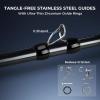 image:imageKastKing Megatron Titanium Telescopic Casting amp Spinning Fishing Rods IM7 Graphite Travel Rod with Titanium Solid Tip Power Transition System for Freshwater and Inshore FishingCast 76 Inshore Mh Fast