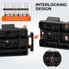 image:imageKastKing GravityLock V8 Multifunction Fishing Rod Holder Wall Mounted Fishing Rod Rack Holds 8 Fishing Rods or Combos One Adjustable Clip Patented Builtin Line Spooler amp Cutter HeavyDuty GripBV9 Store 9 Combos  1 Pack