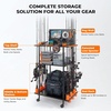 image:imageKastKing V10 Gear Trolley Indoor Fishing Rod Holder for 10 Combos 3Tier Fishing Accessory Shelves With Peg Wall Patented Builtin Line Spooler Mobile Tackle Storage Cart With Locking WheelsBPro Model 12 Rods