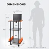 image:imageKastKing V10 Gear Trolley Indoor Fishing Rod Holder for 10 Combos 3Tier Fishing Accessory Shelves With Peg Wall Patented Builtin Line Spooler Mobile Tackle Storage Cart With Locking WheelsAStandard Model 10 Rods