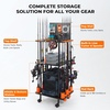 image:imageKastKing V10 Gear Trolley Indoor Fishing Rod Holder for 10 Combos 3Tier Fishing Accessory Shelves With Peg Wall Patented Builtin Line Spooler Mobile Tackle Storage Cart With Locking WheelsAStandard Model 10 Rods