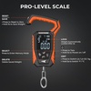 image:imageKastKing Weighmaster MechanicalDigital Fishing Scale 120 lb Capacity 25 Backlit Display HighPrecision Sensor 9 Weight Memory Temperature Detection IPX6 Waterproof Fishing GiftsD Orange Combo