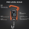 image:imageKastKing Weighmaster MechanicalDigital Fishing Scale 120 lb Capacity 25 Backlit Display HighPrecision Sensor 9 Weight Memory Temperature Detection IPX6 Waterproof Fishing GiftsB Orange