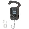image:imageKastKing Weighmaster MechanicalDigital Fishing Scale 120 lb Capacity 25 Backlit Display HighPrecision Sensor 9 Weight Memory Temperature Detection IPX6 Waterproof Fishing GiftsA Black