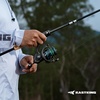 image:imageKastKing Verus Spinning Reel UltraLightweight 5oz Fishing Reel 521621 Gear Ratio Aerodynamic Reel Rotor 101 Stainless Steel Bearings Lightweight Nylitech BodyampRotor Carbon Fiber DragBlack