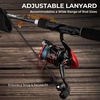 image:imageKastKing MeshGuard Camo Fishing Rod Sleeves Fits Casting Spinning Rods  Floating Design Thick Neoprene Protection Hookresistant amp UV Defense Adjustable Lanyard amp Builtin Hanging LoopOrange Camo 4 Pcs