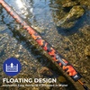image:imageKastKing MeshGuard Camo Fishing Rod Sleeves Fits Casting Spinning Rods  Floating Design Thick Neoprene Protection Hookresistant amp UV Defense Adjustable Lanyard amp Builtin Hanging LoopOrange Camo 4 Pcs