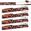 image:imageKastKing MeshGuard Camo Fishing Rod Sleeves Fits Casting Spinning Rods  Floating Design Thick Neoprene Protection Hookresistant amp UV Defense Adjustable Lanyard amp Builtin Hanging LoopOrange Camo 4 Pcs