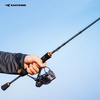 image:imageKastKing Zephyr Finesse Spinning amp Casting Fishing Rods  2Piece Rods with Extra Tip IM6 Graphite Blanks Stainless Steel Guides with Zirconium Rings EVA Handle Hook KeeperSpin Finesse  52 FL Fast 2pcs Extra Tip